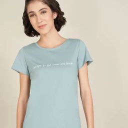Dreamz By Pantaloons Blue Regular Fit Sleepwear Top-image-68