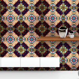 ArtzFolio Printed UV-Resistant Anti-Bacterial Abstract Geometric PatternPeel & Stick Wallpaper-image-43