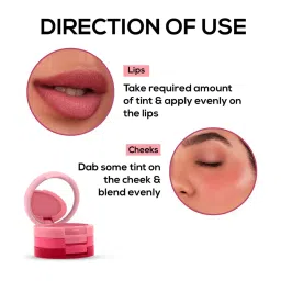 RENEE Glam Stack 3-In-1 Lip & Cheek Tint Pink - 4.5 gm image 4