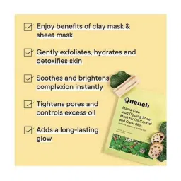 Quench Botanics Bright and Shine Sheet Mask Combo image 5
