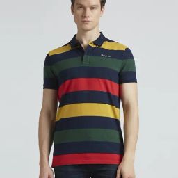Pepe Jeans Multicolored Cotton Regular Fit Striped Polo T-Shirt-picture-41
