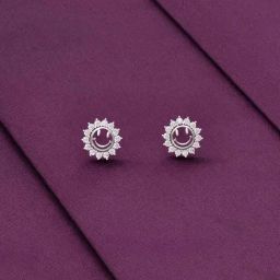 Kai Jewel Minimalistic Smiley Silver Earrings-image-94