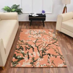 Presto Peach Polyester Carpet-17