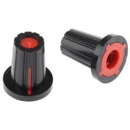 RS PRO 17 mm Black Potentiometer Knob for 6 mm Shaft D Shaped, 4676027-image-43