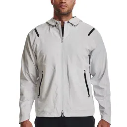 Under Armour Grey Loose Fit Sports Jacket-picture-13