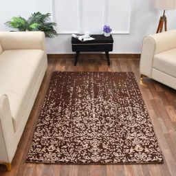 Presto Brown & Beige Polyester Carpet-image-45