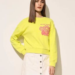 Only Yellow Regular Fit Printed Sweatshirt-picture-29