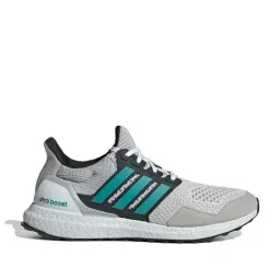 adidas Men's ULTRABOOST 1.0 White, Green & Grey Running Shoes-picture-5