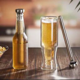 Troveas Silver Metal Frosty Pint Beer Chilling Sticks - Set of 2-image-21