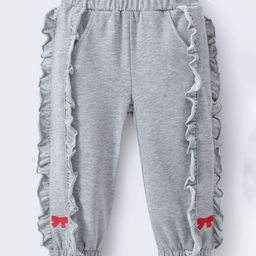 Mark & Mia Girls Regular Fit Mid-Rise Cotton Joggers-image-91