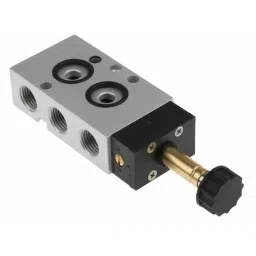 RS PRO 5/2 Pneumatic Solenoid Valve - Solenoid/Spring G 1/4 MNH Series 12 V dc, 24 V dc, 110 V ac, 230 V ac Model No 7840044-picture-1