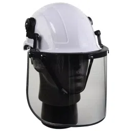 HEAPRO Face Shield without Helmet HDPE & Polycarbonate Black & Clear, FS-01 image 3