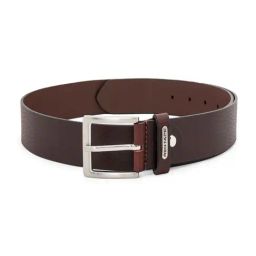 Red Tape Brown Textured Leather Casual Belt-image-49