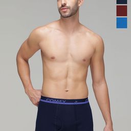 AMUL COMFY Pack Of 4 Pure Cotton Mini Trunks - AC-MTROE-NY-AF-MA-SB-S-4PC-picture-18