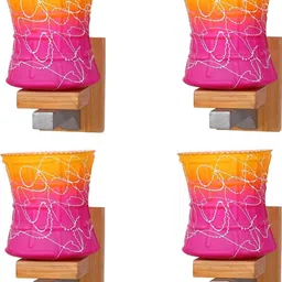 Somil Premium Designer Glass Wall / Night Lamp Elegant & Stylish Dcor Accent for Modern Interiors, color- Pink, Yellow, Size:- 21 X 29 X 29 CM-image-57
