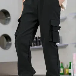 TIOR Boys Relaxed Fit Cargos Trousers-image-36