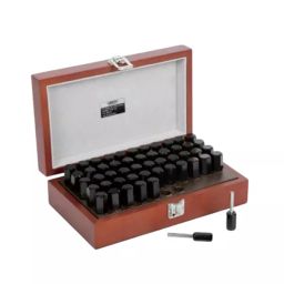 Insize Pin Gauge Set with Handle Alloy Steel HRC62-65 3 to 3.50 mm Range, 4266-3D-48