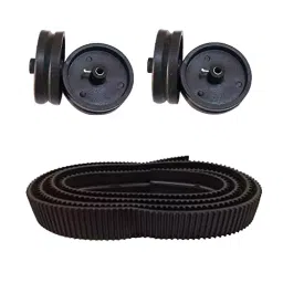 TECHDELIVERS Track Belt + Pulley Wheels Size 70 x 20 mm (Set of 5)-11