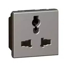 Legrand Arteor 25A 2 Module Indian Standard Square Magnesium Socket 5736 66 (Pack of 10)-30