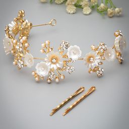 VOGUE HAIR ACCESSORIES Women Embellished Hair Accessory Set-image-9
