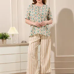NIGHT FLOSS Printed Tunic & Palazzo Co-Ord Set-picture-6