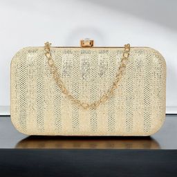 CRUSSET Textured Box Clutch-image-50