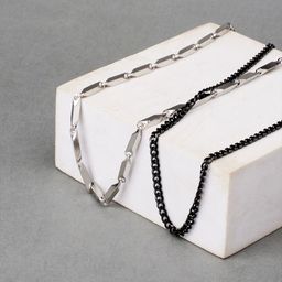 SALTY Men Set Of 2 Minimal Chains-82