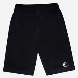 Kiddopanti Solid Colour Shorts - Black-image-6