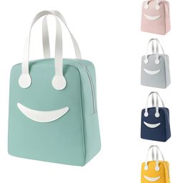 COZY VIBES Picnic Waterproof Box Tote Bag Insulated Lunch Cooler Bag School Insulated Lunch Cooler Bag - PACK OF 1 - COLOR MAY VARY-image-35