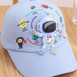 Ziory Unisex Kids Printed Baseball Cap-4