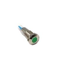 Green 220V 8mm LED Metal Indicator Light-19