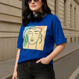 HERE&NOW Women Cotton Bio Finish Tshirts-picture-16