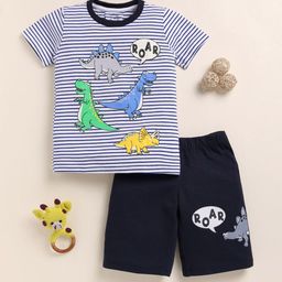 YK Boys Printed T-shirt with Shorts-7
