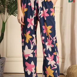 TAG 7 Pack Of 2 Printed Cotton Mid-Rise Lounge Pants-74