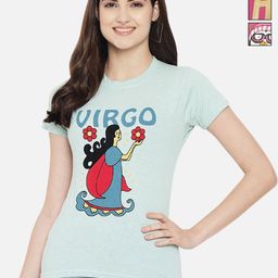 Tromko Women Pack of 3 Typography Printed Round Neck Cotton Regular Fit T-shirts-picture-20