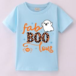 BLUSHES Kids Graphic Printed Round Neck Cotton T-shirt-picture-39