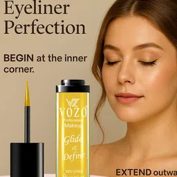 VOZO Glide & Define Insta-Perfect Liquid Eyeliner- 5 ml- Gold-image-65