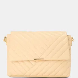 Forever Glam by Pantaloons Textured PU Oversized Structured Shoulder Bag with Quilted-image-31