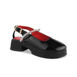 Try Me PU Party Block Mules image 2