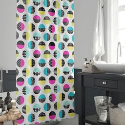 ArtzFolio Single Piece Waterproof Polyester Shower Curtain-image-97