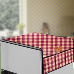 The Furnishing Tree Maroon PVC Air Conditioner Cover-image-92