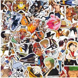 CVANU 83-Pcs Brown & Blue Printed Self Adhesive Laptop Stickers-picture-21