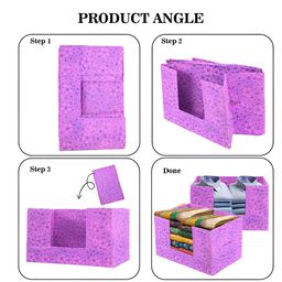 Aura Purple Set of 1 Regular Drawer Organiser Organisers image 4