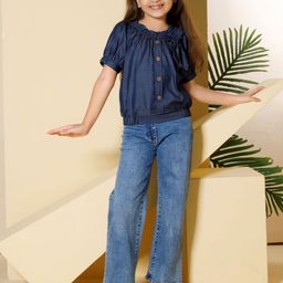 Peppermint Girls Round Neck Top-image-78