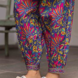 KALINI Women Floral Printed Regular Kurta with Salwar-15