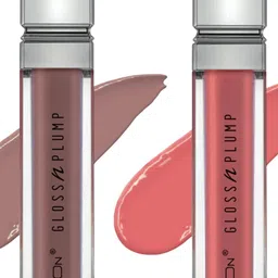 ME-ON Gloss & Plump 2-Pcs Long Lasting Lip Gloss - 3ml Each - 04-05 image 2