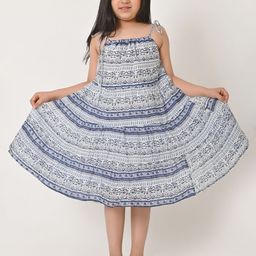 Cloth Bites Ethnic Motifs Print A-Line Midi Dress-picture-26
