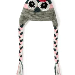 Mayra Knits Owl Cap - Multicolour-picture-5