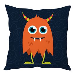 Stybuzz Cartoon Cushion Cover - Blue And Orange-image-0