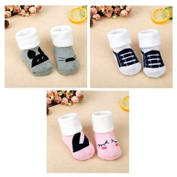Syga Ankle Length Warm Socks Multi Design Pack of 3 - Multicolor-image-103